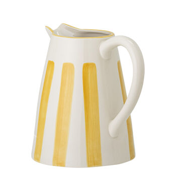 Yellow And White Striped Jug, 3 of 3