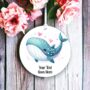 Personalised Cute Whale Shark Love Decoration, thumbnail 2 of 2