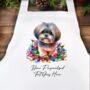 Personalised Lhasa Apso In Christmas Lights, thumbnail 6 of 10