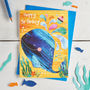 Cute Whale Birthday Card, thumbnail 1 of 2