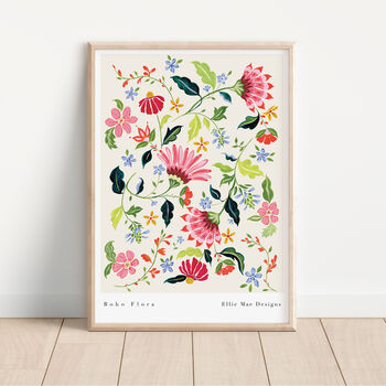Boho Flora Art Print, 2 of 4