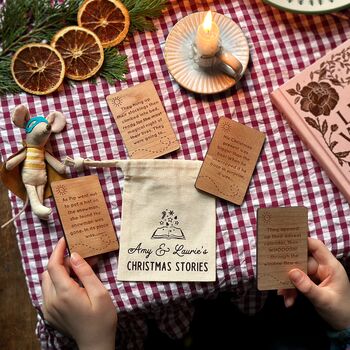 Personalised Christmas Story Idea Cards Bag, 10 of 12