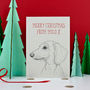 Dachshund Christmas Card, thumbnail 1 of 2