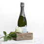 Personalised Solid Oak Champagne Holder, thumbnail 8 of 8