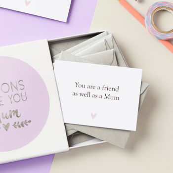 Personalised Foiled Reasons I Love Mum Notes, 3 of 7