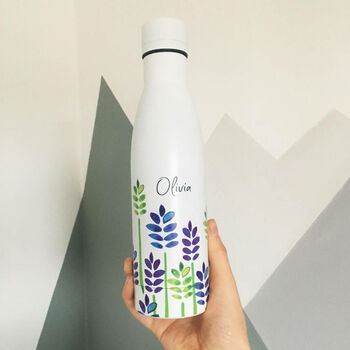 Personalised Patterned Insulated Bottle For Mum, 4 of 5
