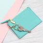 Personalised Luxury Leather Purse With Keyring, thumbnail 7 of 11