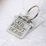 Personalised First Home Housewarming Gift Keyring, thumbnail 8 of 11