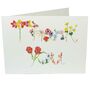 Botanical 'Thank You' Greetings Card, thumbnail 1 of 4