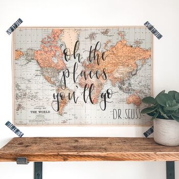 Personalised Map Of The World, 3 of 12