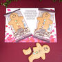 Large Gingerbread Men Valentine's Day Cards, thumbnail 5 of 7