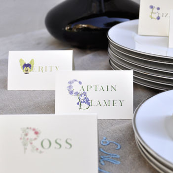 Personalised Place Setting Cards, 6 of 10