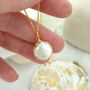 Dainty Coin Pearl Pendant Necklace, thumbnail 1 of 5