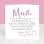 Mother's Day Card Personalised For Mum, thumbnail 1 of 3