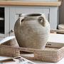 Aged Clay Vase With Handles, thumbnail 1 of 4