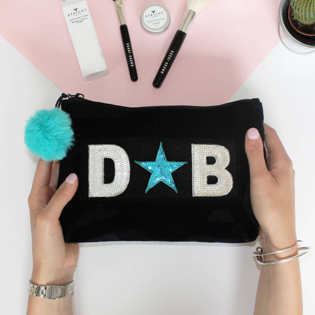 personalised beauty bag