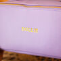 Personalised Open Flat Make Up Travel Case Bag For Her, thumbnail 2 of 12