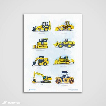 Construction Watercolor Poster, 2 of 3