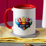 Never Give Up Mindset Colourful Coffee And Tea Mug, thumbnail 2 of 7