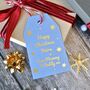Personalised Gold Foiled Festive Pack Of Gift Tags, thumbnail 3 of 6