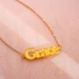 Statement Personalised Name Necklace, thumbnail 2 of 10
