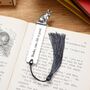 Personalised Engraved Pewter Cat Lovers Bookmark, thumbnail 2 of 7