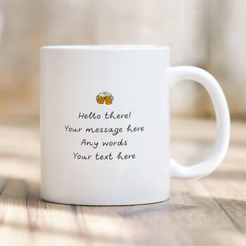 'Cheers To A Brilliant Best Man' Personalised Mug, 2 of 3