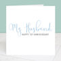 Personalised Anniversary Calligraphy Card, thumbnail 2 of 4