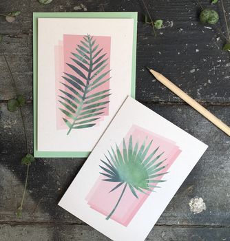 Palm Print Notecards And Envelopes, 2 of 6