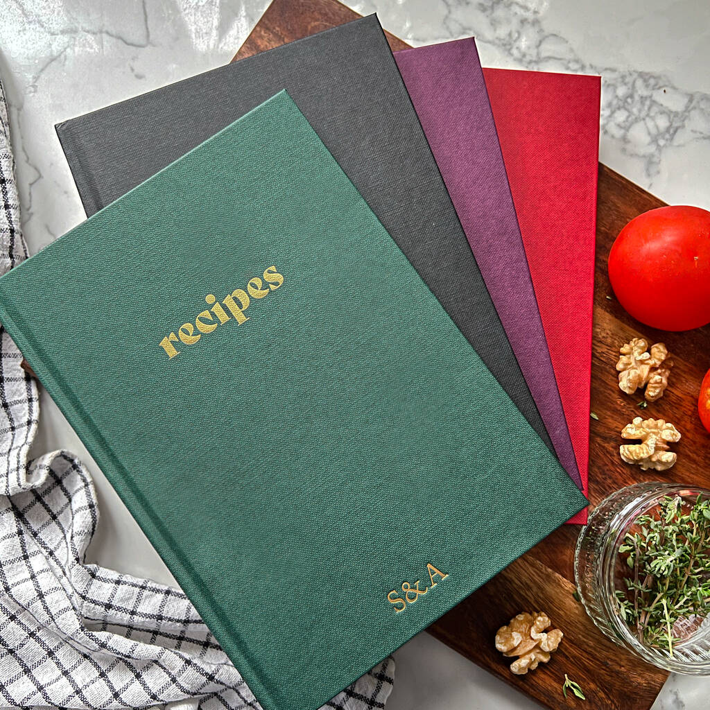 Recipe Journal With Personalisation, 1 of 11