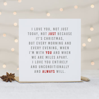 'Always' Christmas Card, 2 of 4