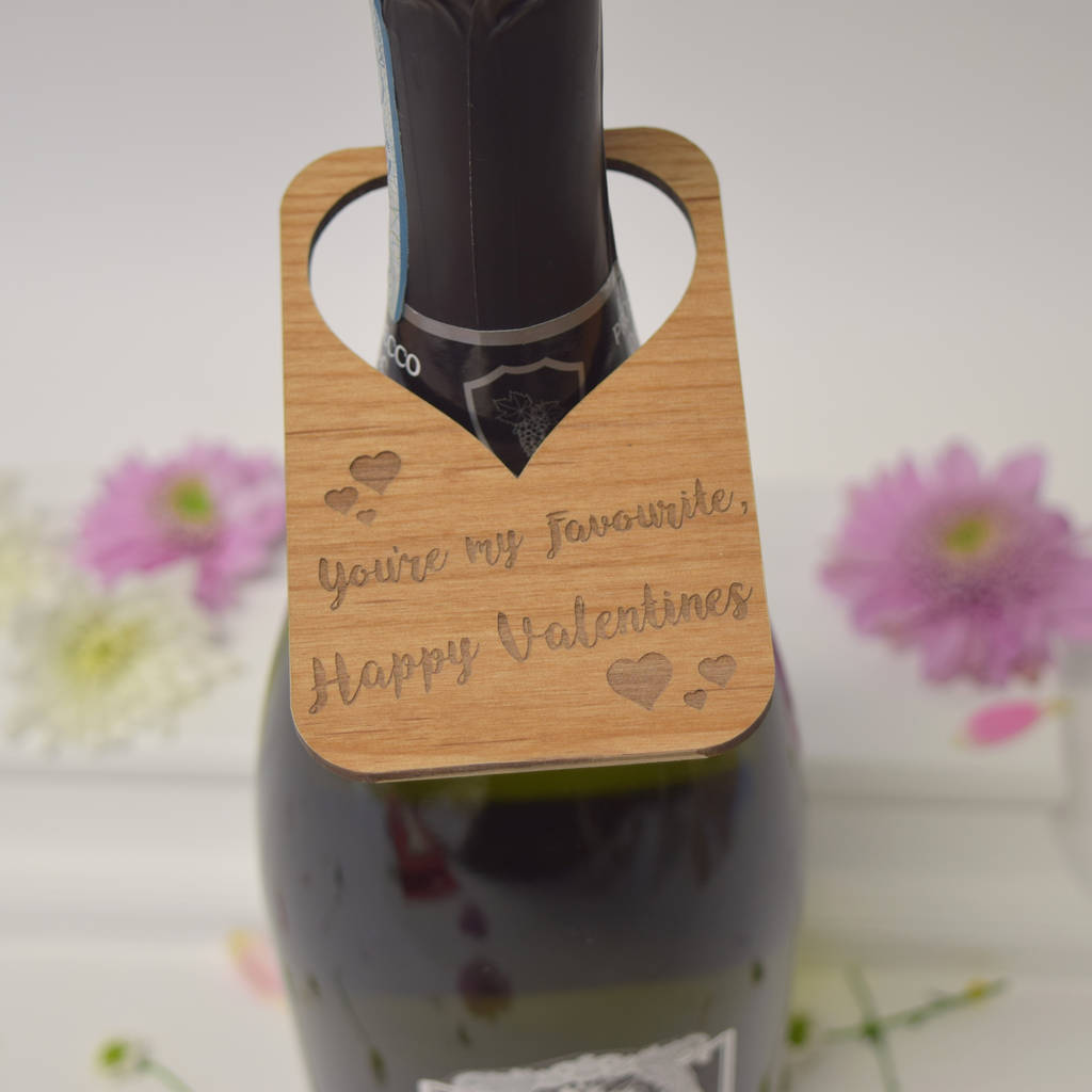 Personalised Romantic Wine Bottle Label, 1 of 2