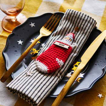 Personalised Christmas Stocking Place Setting, 7 of 12