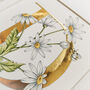 D Is For Daisy Gilded Initial Print, thumbnail 3 of 7