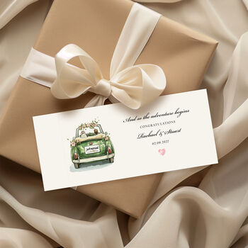 Wedding Gift For Couples, Money Wallet Car Design, 3 of 4
