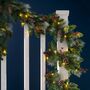 Traditional Christmas Garland, Red Berries, Pine Cones, Pre Lit, 180cm, thumbnail 3 of 5