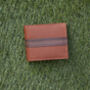 Personalised English Leather Tan Trifold Men's Wallet, thumbnail 2 of 12