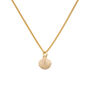 Dainty 18 K Gold Plated Silver Shell Clam Necklace, thumbnail 2 of 5