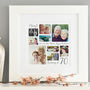 Personalised 70th Birthday Square Photo Collage, thumbnail 6 of 11