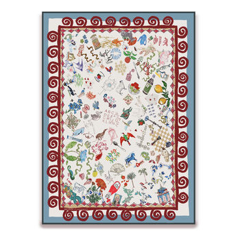 Bits And Bobs Linen Tablecloth, 3 of 12