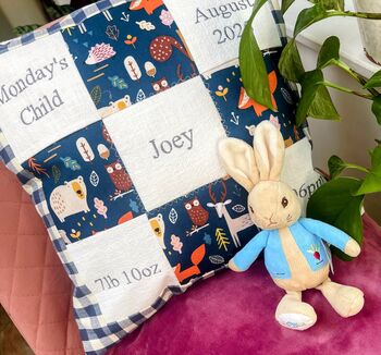Woodland Animals Memory Cushion, 7 of 7
