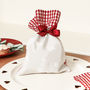 Set Of Four Drawstring Personalised Christmas Gift Bags, thumbnail 3 of 6