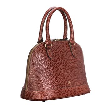 Luxury Mock Crocodile Leather Tote Bag 'Rosa Croco', 2 of 12