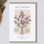 February Birth Month Happy Birthday Card, thumbnail 1 of 2
