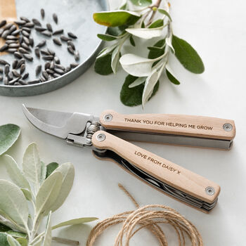 Personalised Father's Day Pruners Multi Tool Kit, 8 of 9