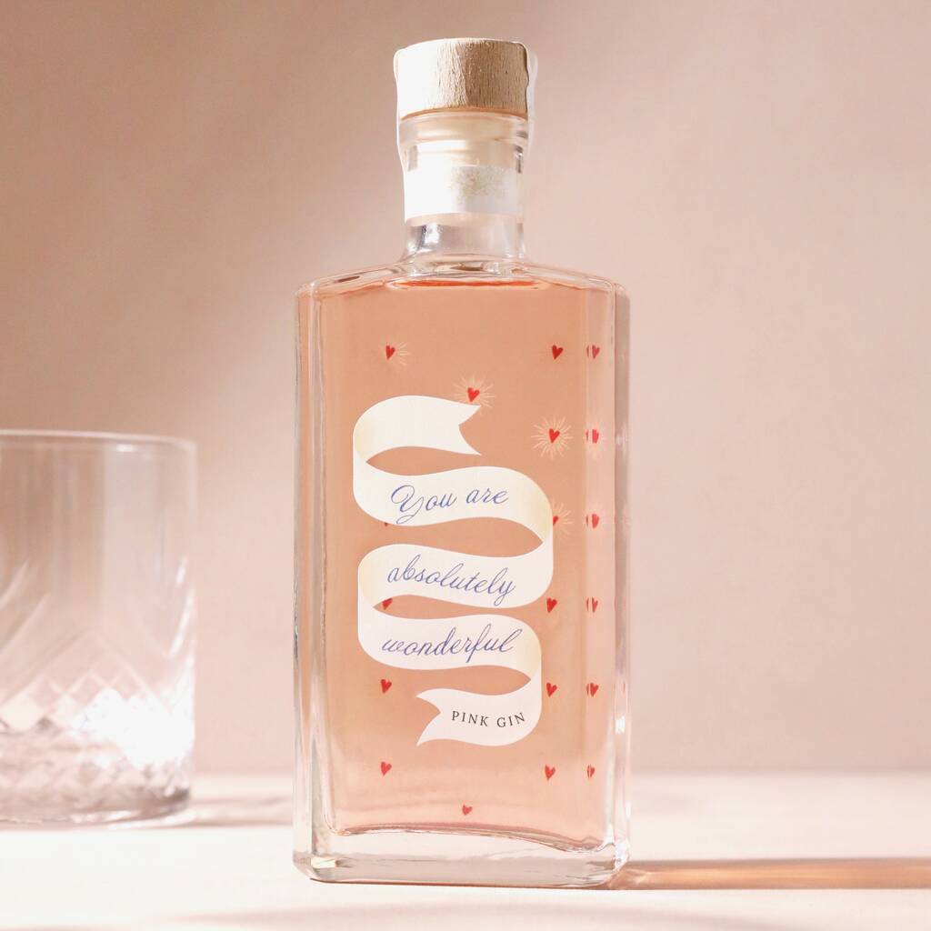 20cl Absolutely Wonderful Banner Pink Gin, 1 of 3
