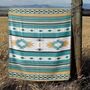 Aztec Patterned Throw Blanket Cozy Boho Blanket, thumbnail 6 of 12