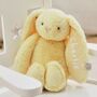 Personalised Easter Yellow Bunny Soft Toy, thumbnail 1 of 5