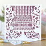 Personalised Name Happy Birthday Cake Cut Out Card, thumbnail 1 of 2