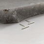 Sterling Silver Bar Stud Earrings, thumbnail 1 of 9